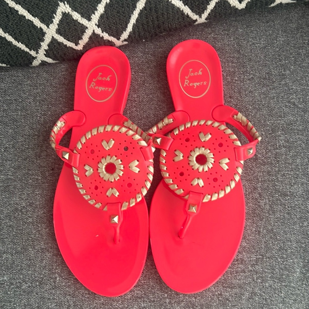 Jack Rogers jelly sandals